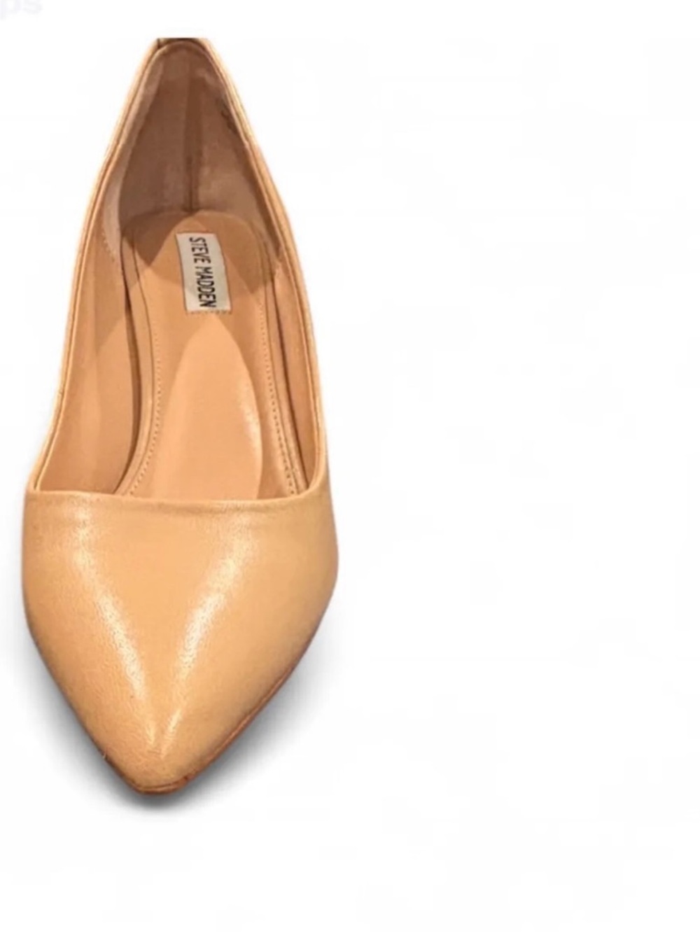 Steve Madden Luiza Nude Leather Pointed Toe Stiletto Pumps Size 11M - Picture 12 of 13